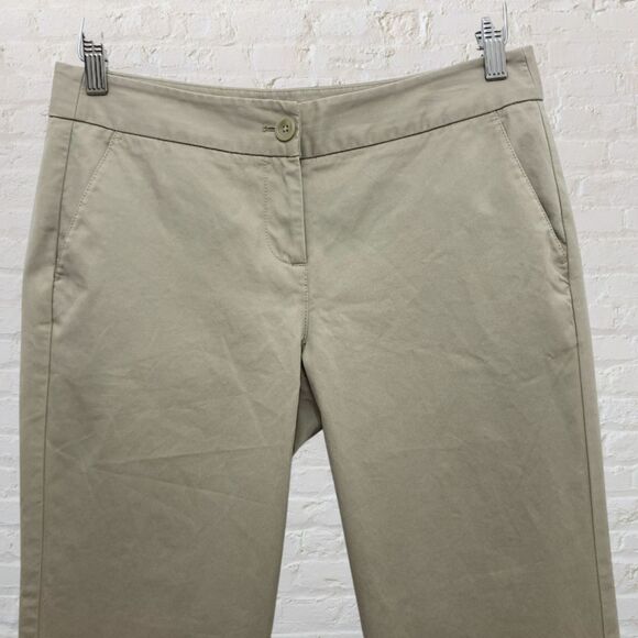 Tommy Bahama 4 Gemma Fit Khaki Pants Cotton Chino Straight Leg Mid Rise EUC 🌴 - Picture 4 of 12